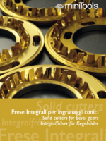 Solid cutters for bevel gears