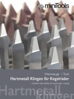 Carbide stick blades for bevel gears